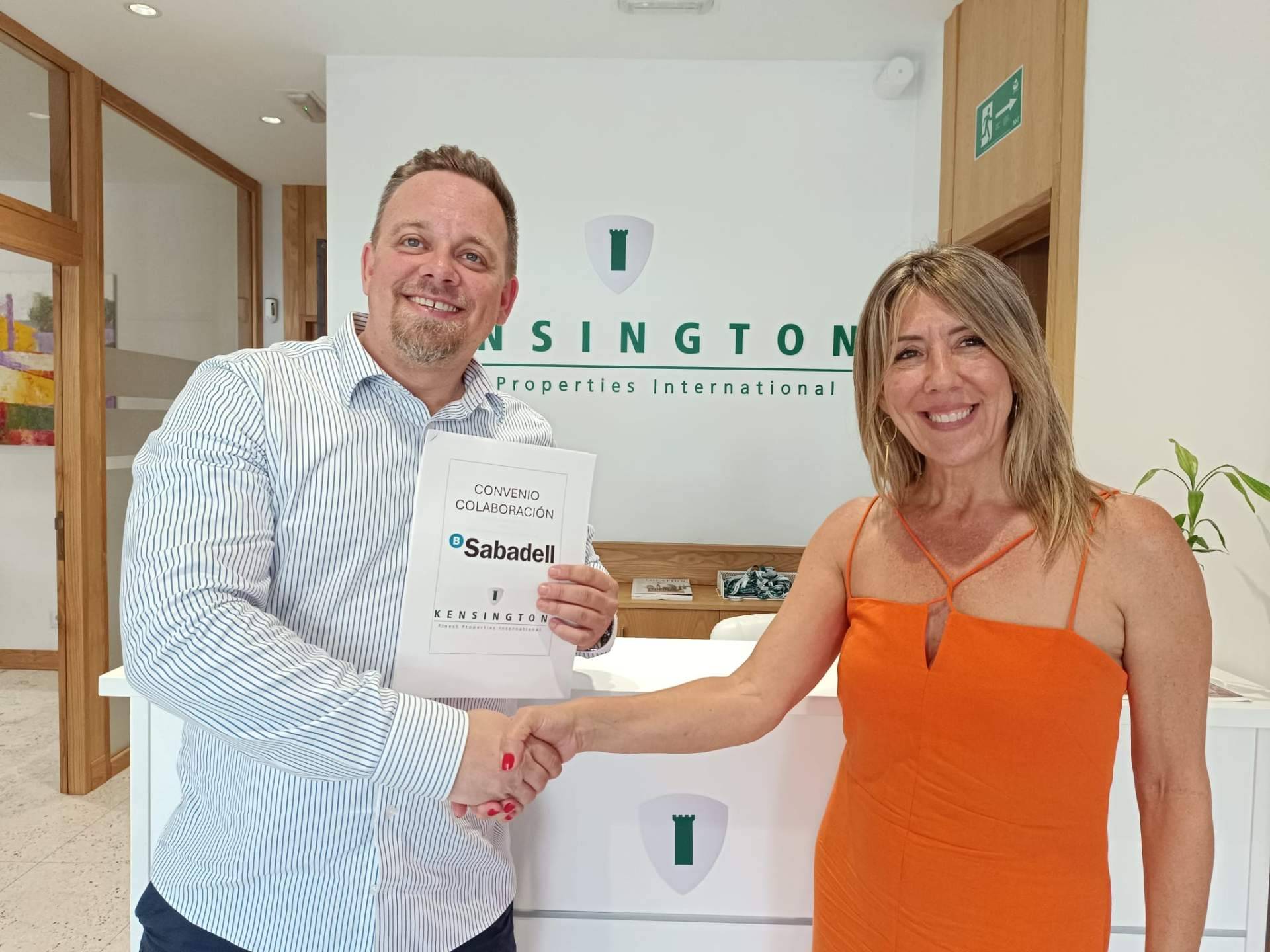 Convenio de colaboración entre KENSINGTON y Banco Sabadell