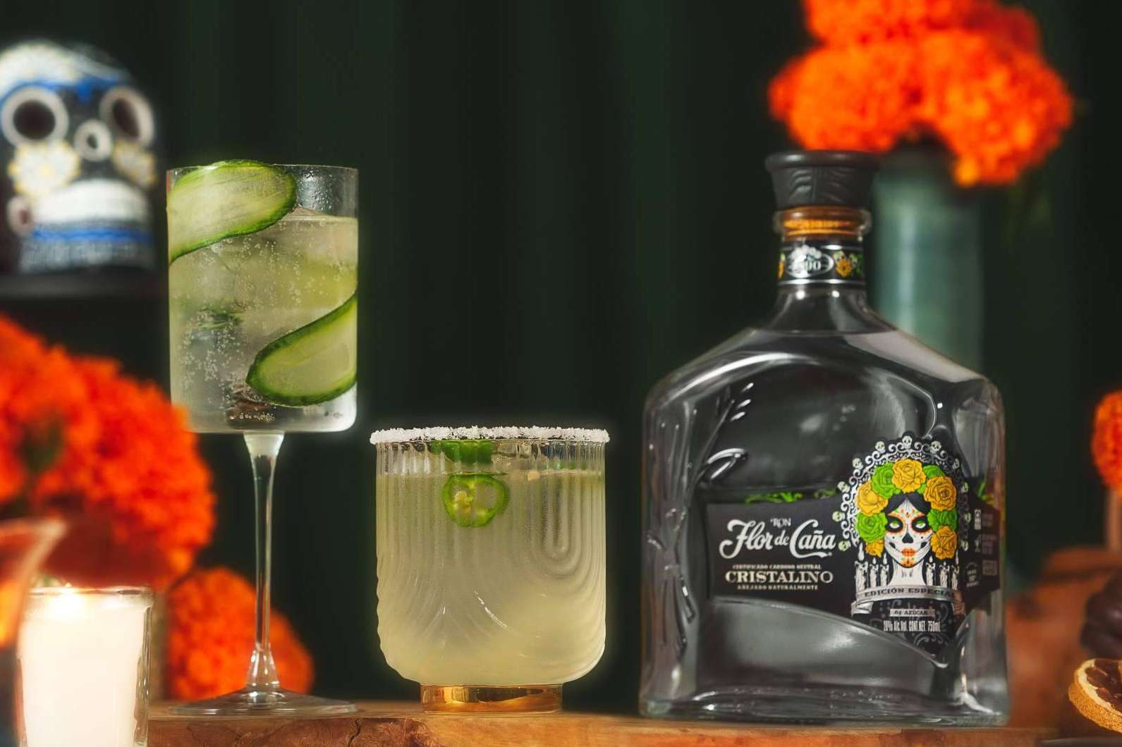 Flor de Caña presenta su edición limitada; Cristalino Catrina, exclusiva para Halloween