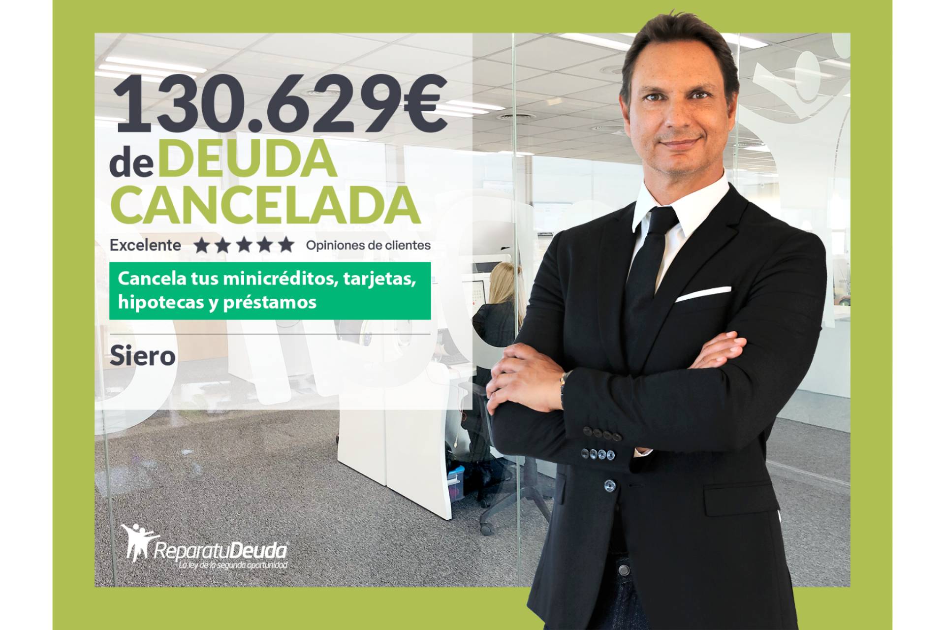Repara tu Deuda Abogados cancela 130.629 € en Siero (Asturias) con la Ley de Segunda Oportunidad