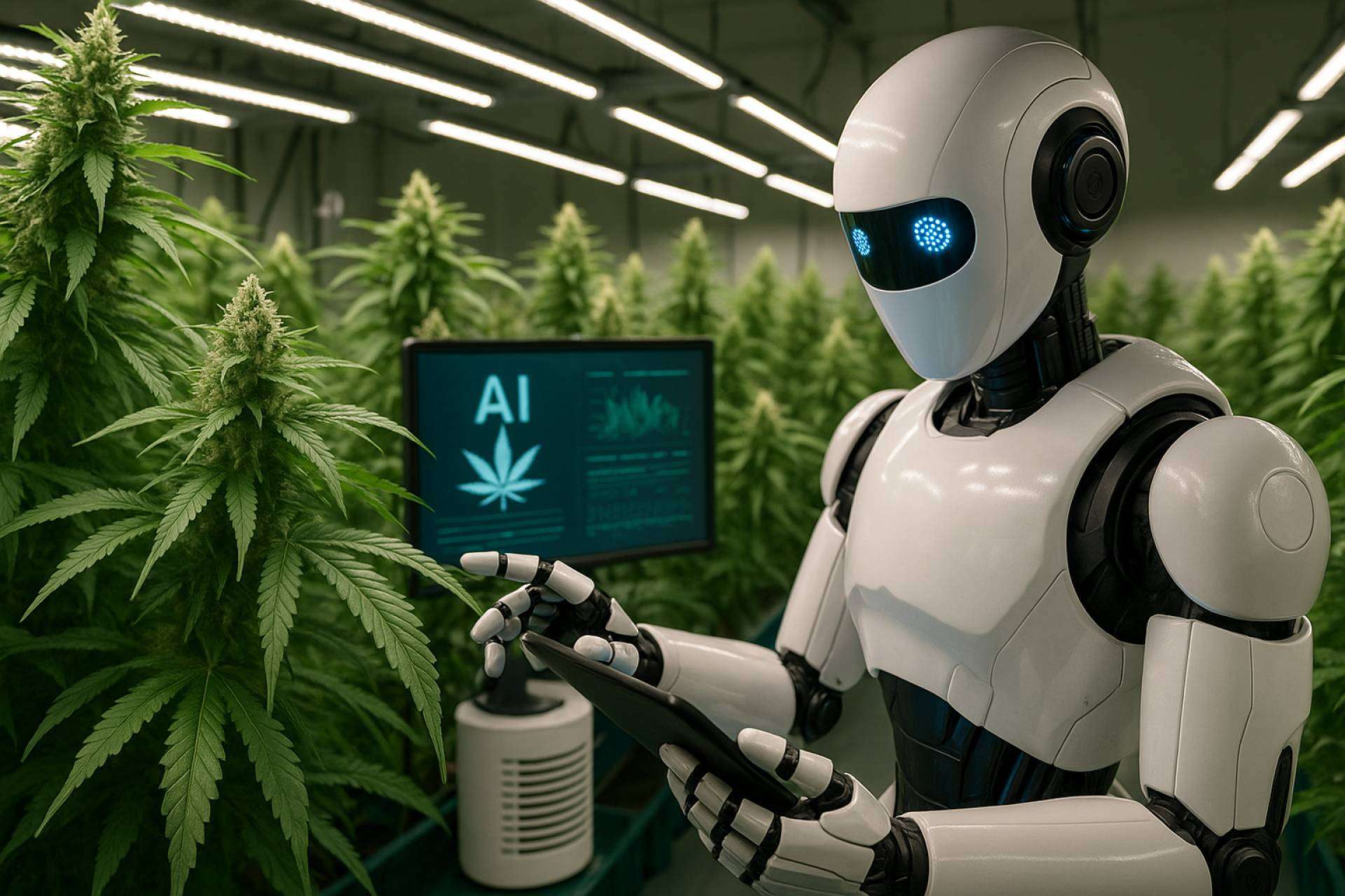 Cannabis e inteligencia artificial; la revolución del cultivo inteligente en 2025