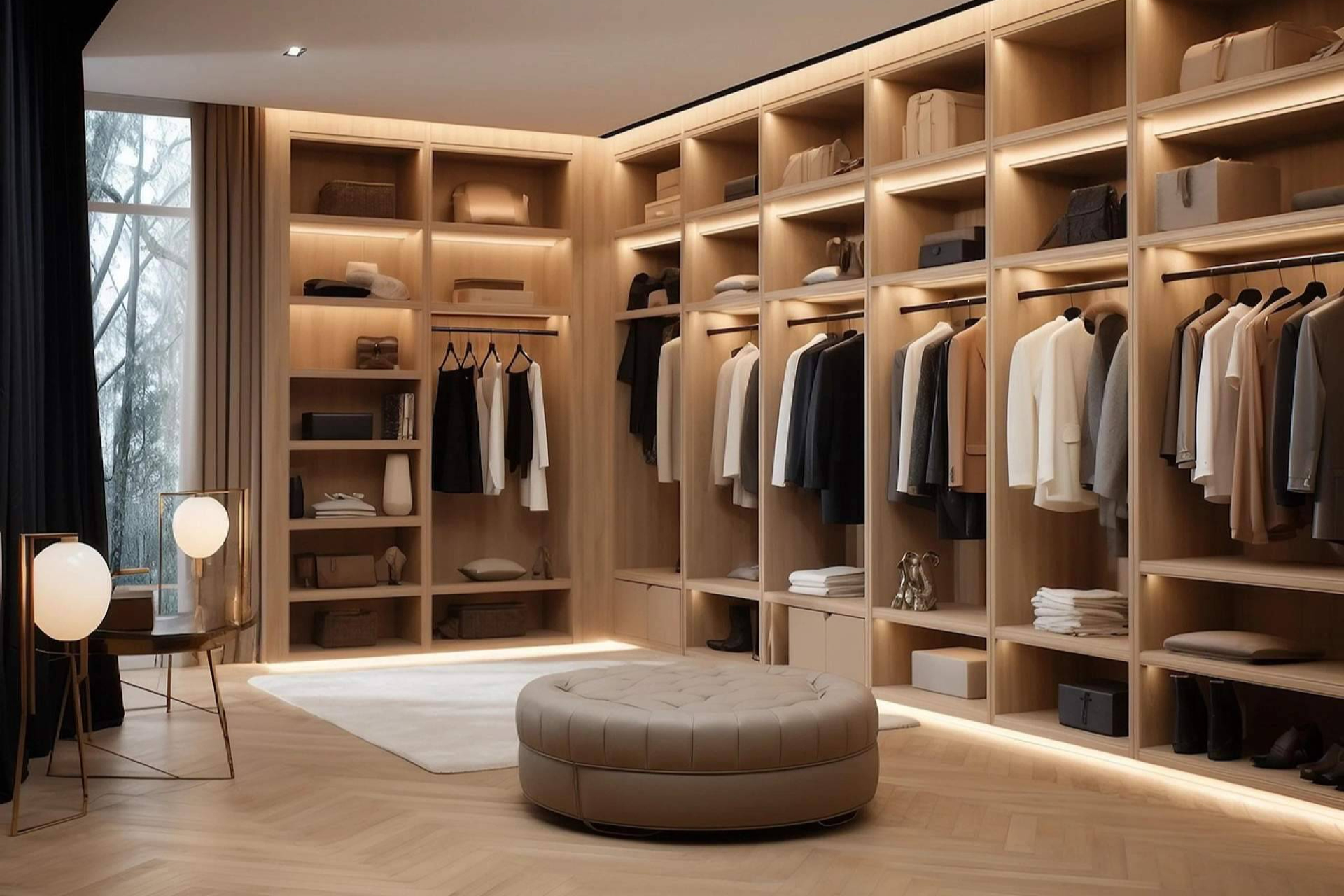 Vestidores a medida en Madrid, diseño funcional y soluciones personalizadas con la firma Komorebi Fabrics