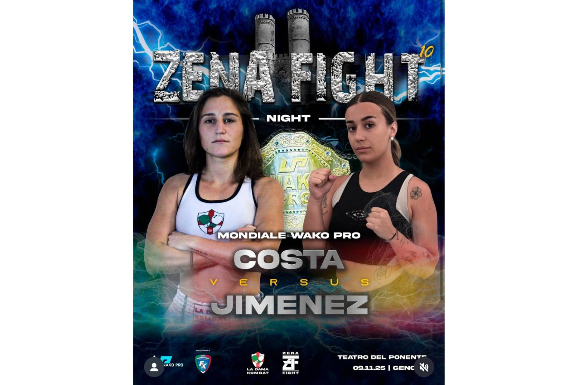 ¡Histórico! La joven sensación española María Jiménez Rodríguez (21) disputará el título mundial WAKO Pro