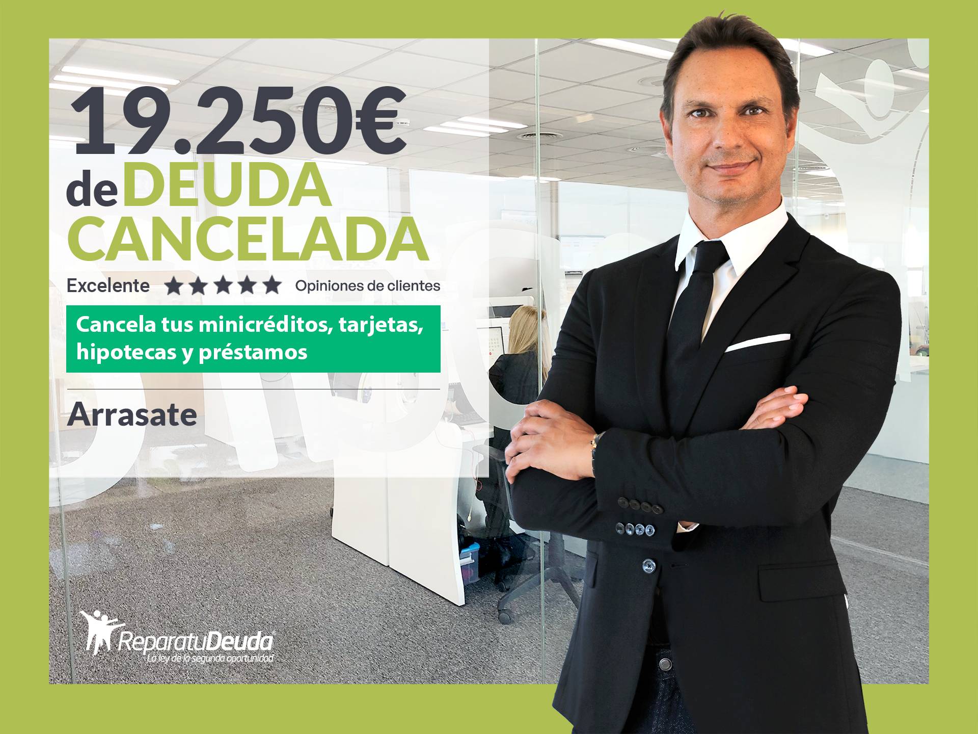 Repara tu Deuda Abogados cancela 19.250 € en Arrasate (Gipuzkoa) con la Ley de Segunda Oportunidad