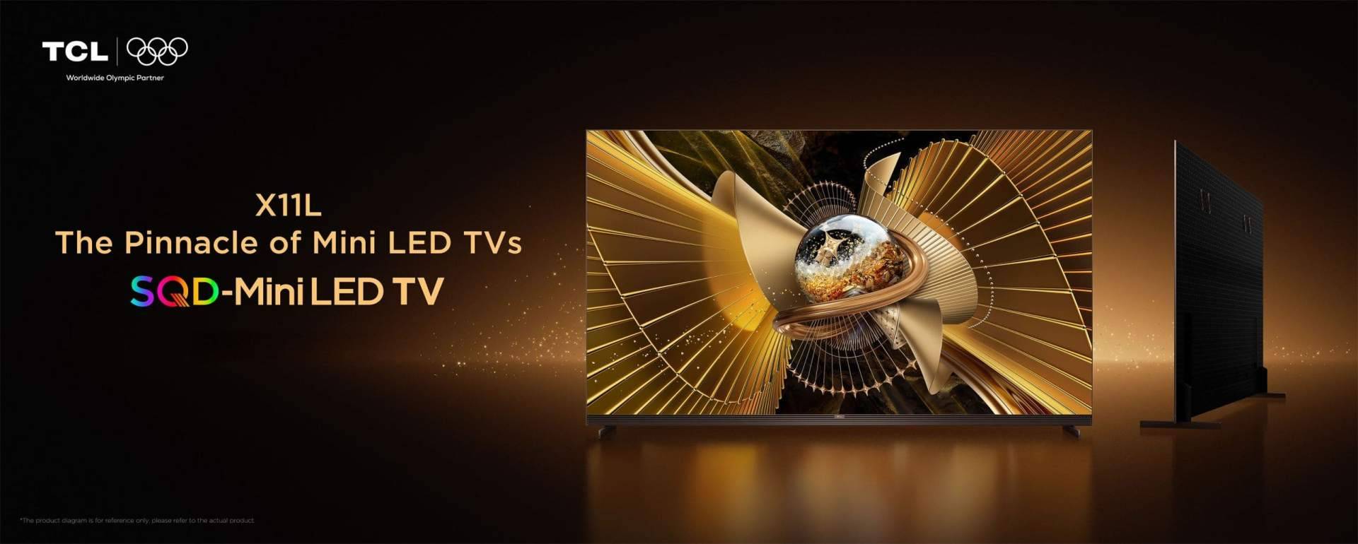 TCL redefine el techo tecnológico de la imagen con SQD Mini LED y el X11L, el rey de los televisores