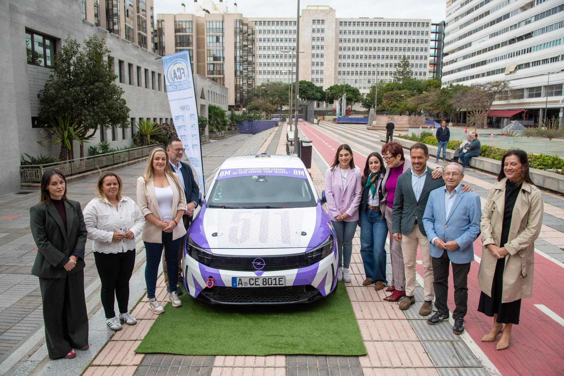 El Automovilismo canario presenta las acciones del 'Mes de la Mujer' y la nueva comisión Mujer y Motor