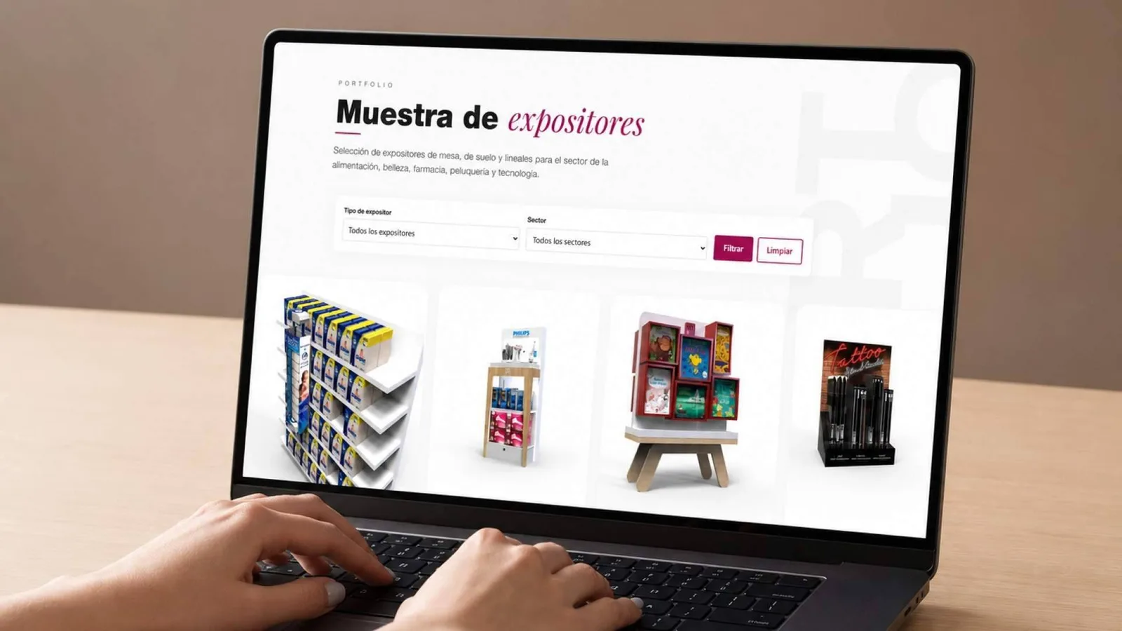 ATINTAS estrena una nueva web que reúne más de 35 años de proyectos de PLV en un portfolio único para marcas y agencias